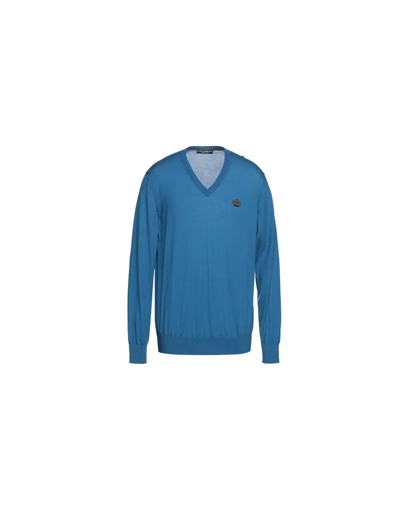 Dolce & Gabbana STRICKWAREN - Pulloverauf YOOX.COM Blau
