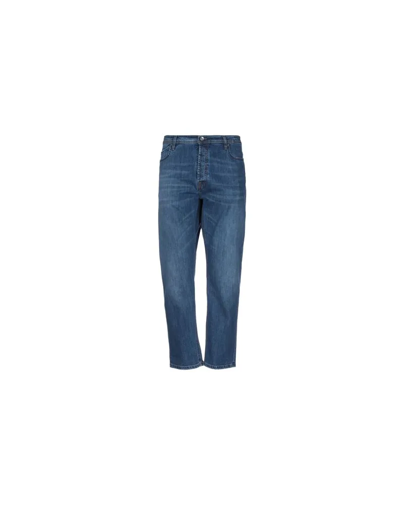 Re-HasH HOSEN & RÖCKE - Jeanshosenauf YOOX.COM Blau