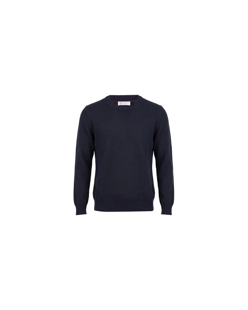 Brunello Cucinelli STRICKWAREN - Pulloverauf YOOX.COM Nachtblau