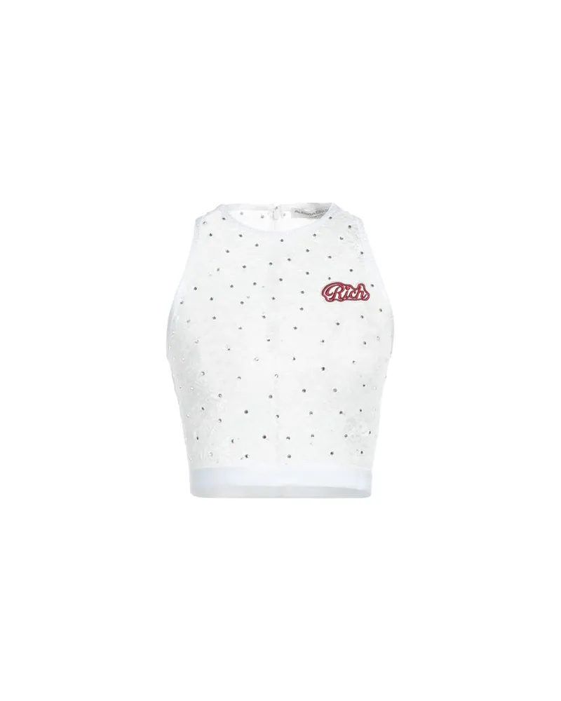 Alessandra Rich TOPS - Topsauf YOOX.COM Weiß