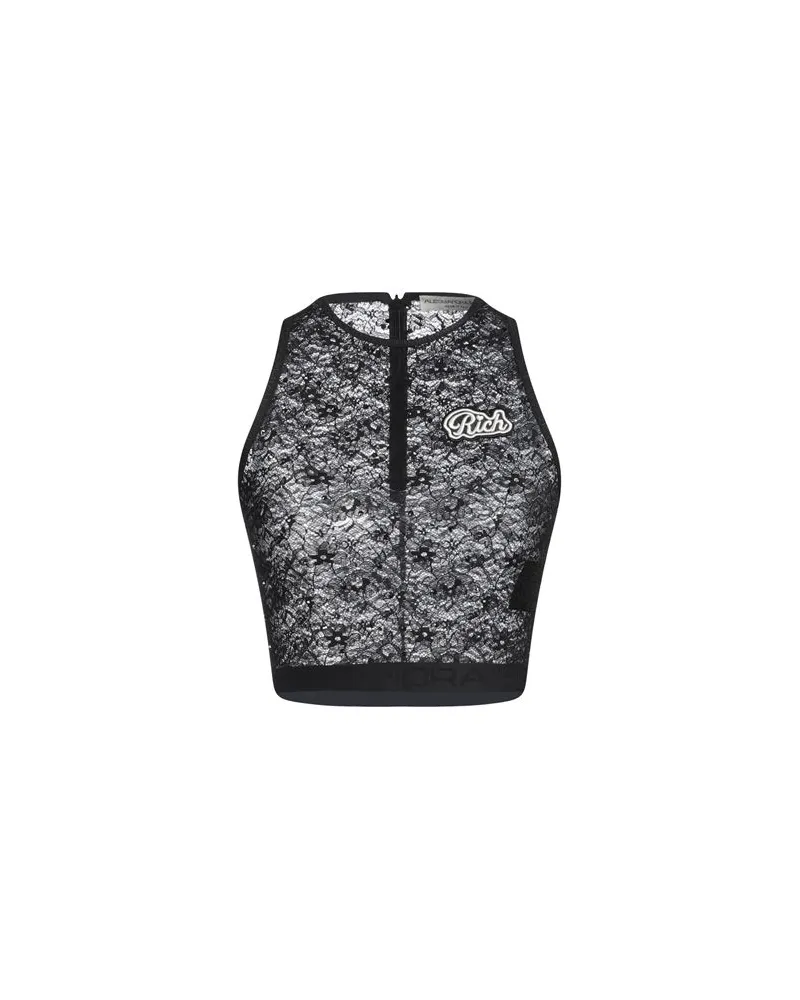 Alessandra Rich TOPS - Topsauf YOOX.COM Schwarz