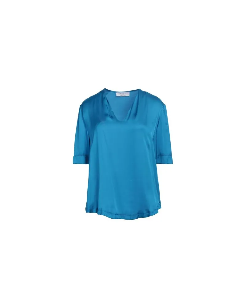 Kaos TOPS - Topsauf YOOX.COM Azurblau