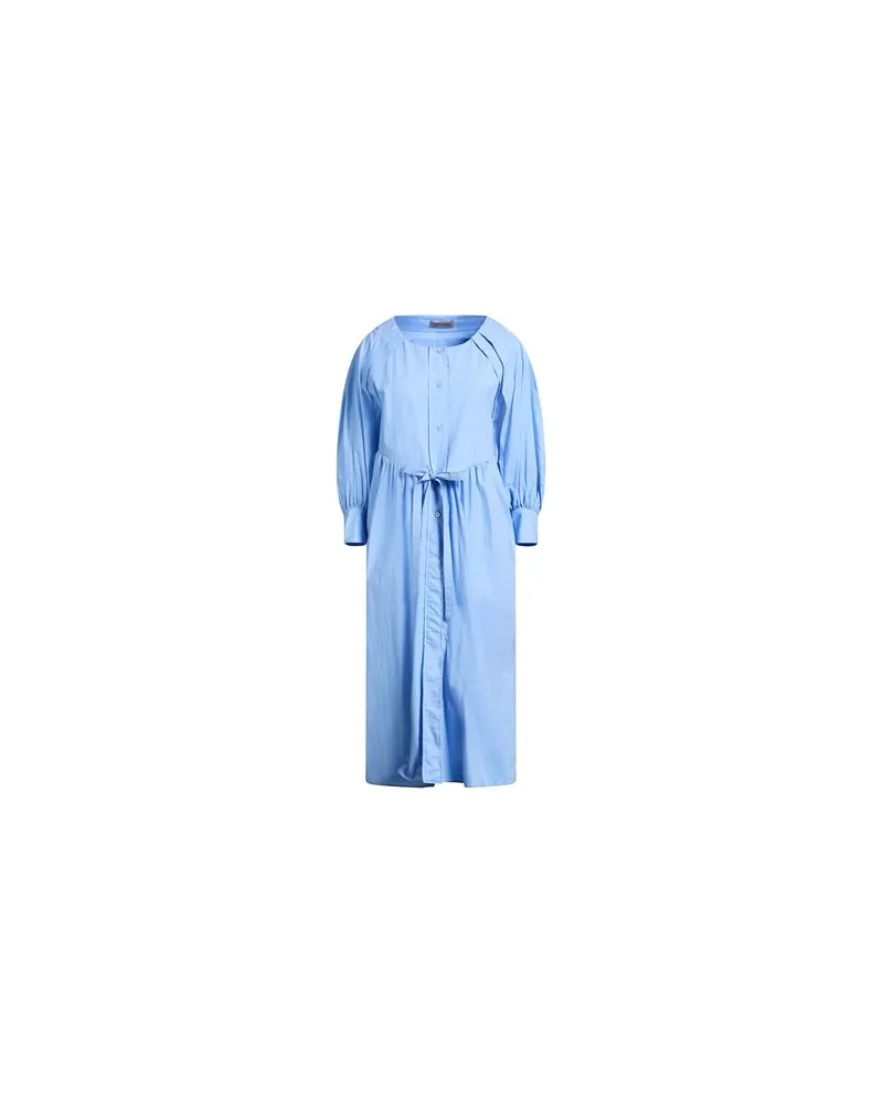 Gentryportofino KLEIDER - Midi-Kleiderauf YOOX.COM Azurblau