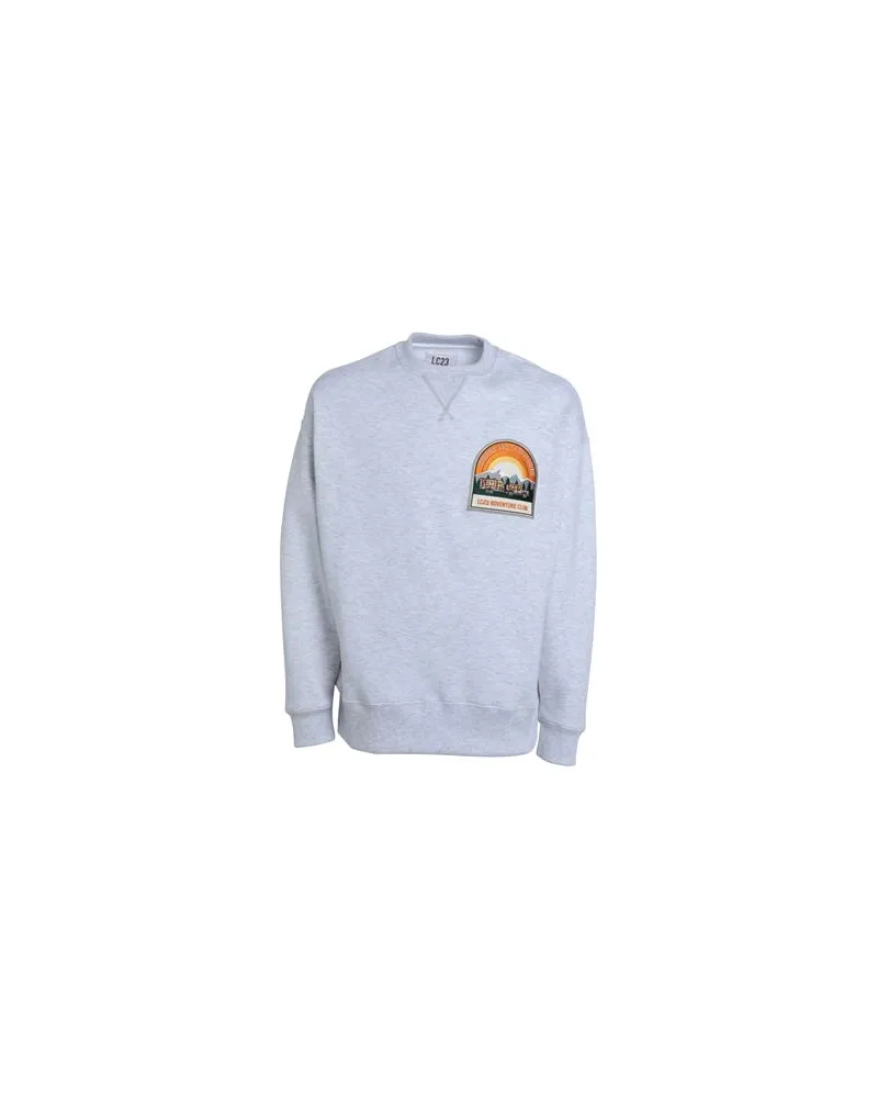 LC23 CARAVAN PATCH SWEATSHIRT  - TOPS - Sweatshirtsauf YOOX.COM Hellgrau