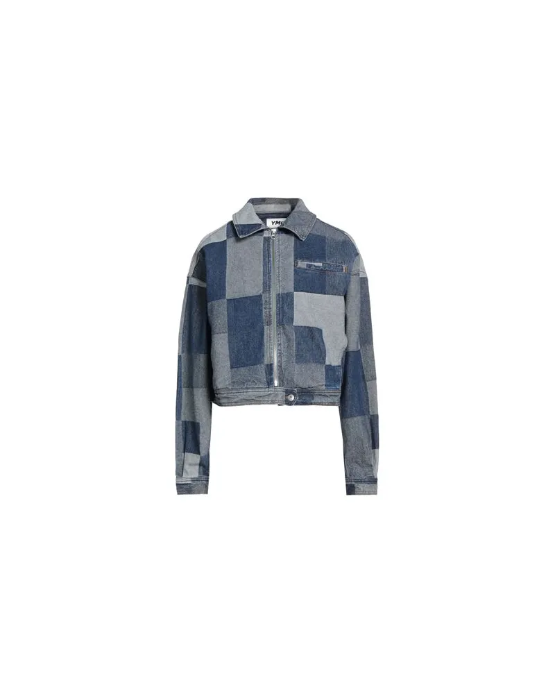 YMC JACKEN & MÄNTEL - Jeansjacken/Mäntelauf YOOX.COM Blau
