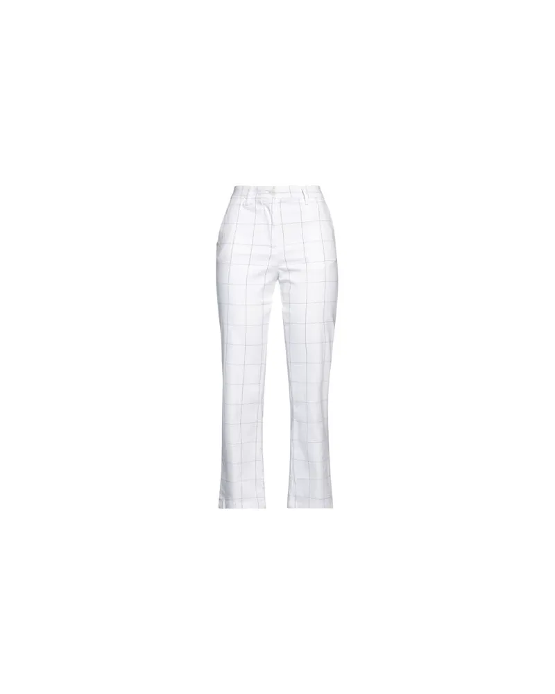PLAN C HOSEN & RÖCKE - Hosenauf YOOX.COM Weiß