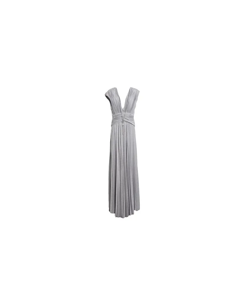 Elisabetta Franchi RED CARPET - KLEIDER - Maxi-Kleiderauf YOOX.COM Silber