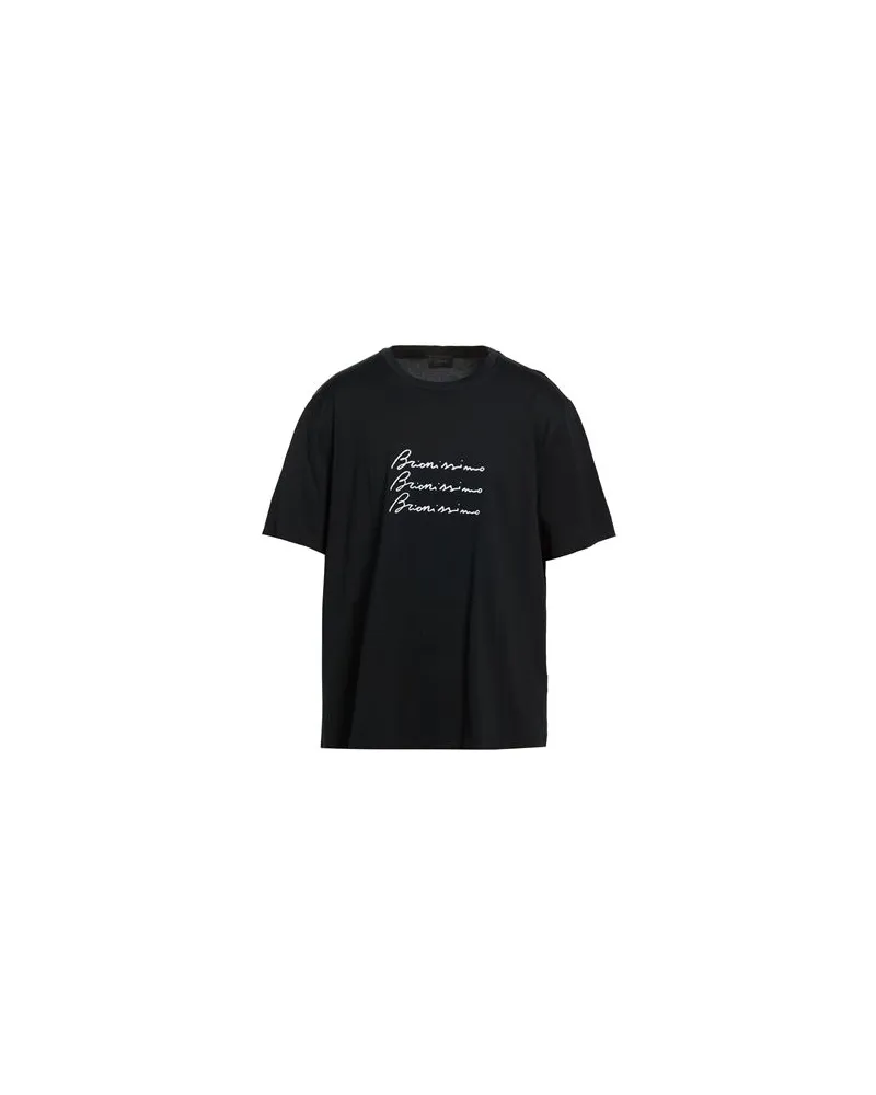 Brioni TOPS - T-shirtsauf YOOX.COM Schwarz