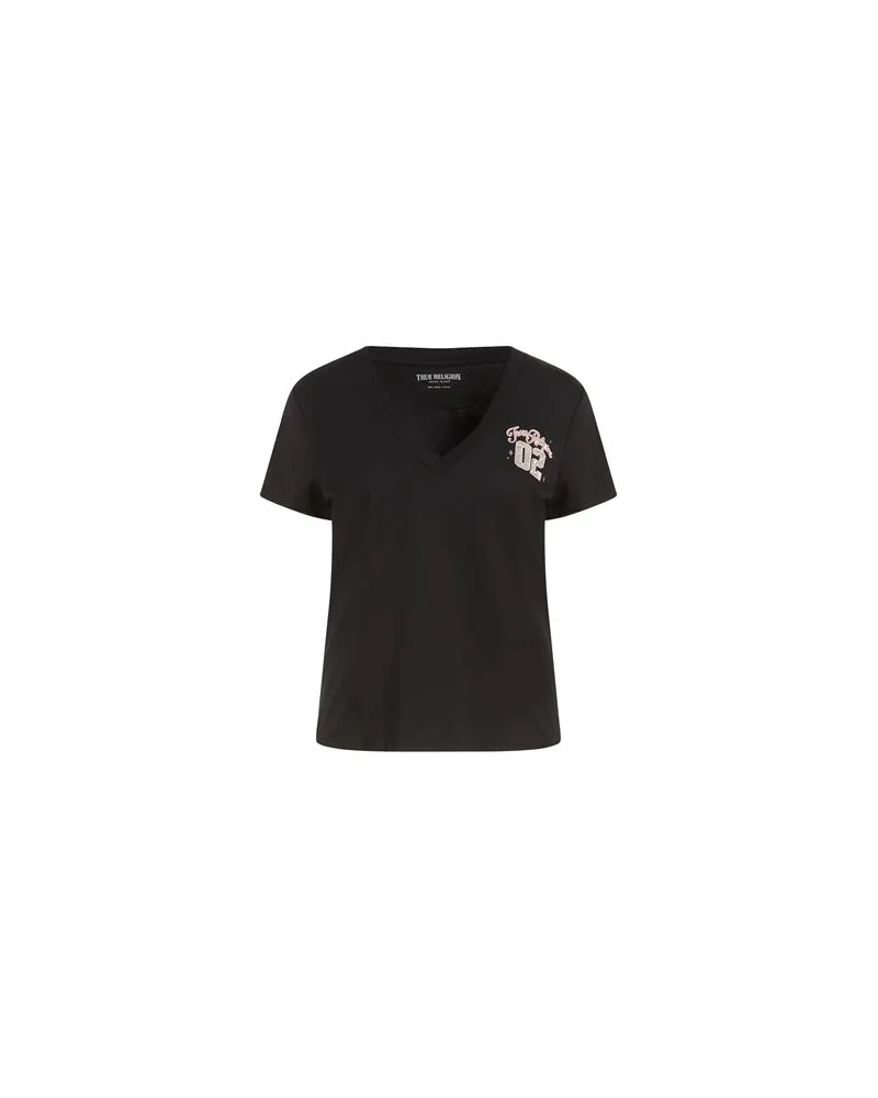 True Religion TOPS - T-shirtsauf YOOX.COM Schwarz