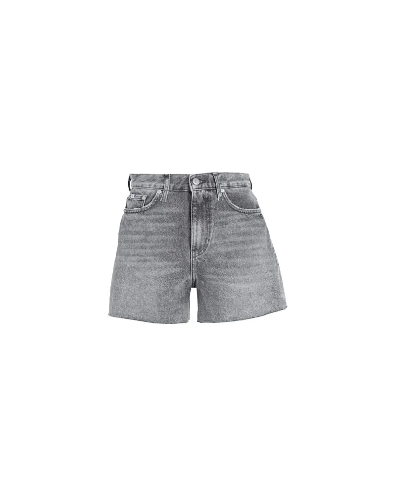 Calvin Klein HOSEN & RÖCKE - Jeansshortsauf YOOX.COM Grau