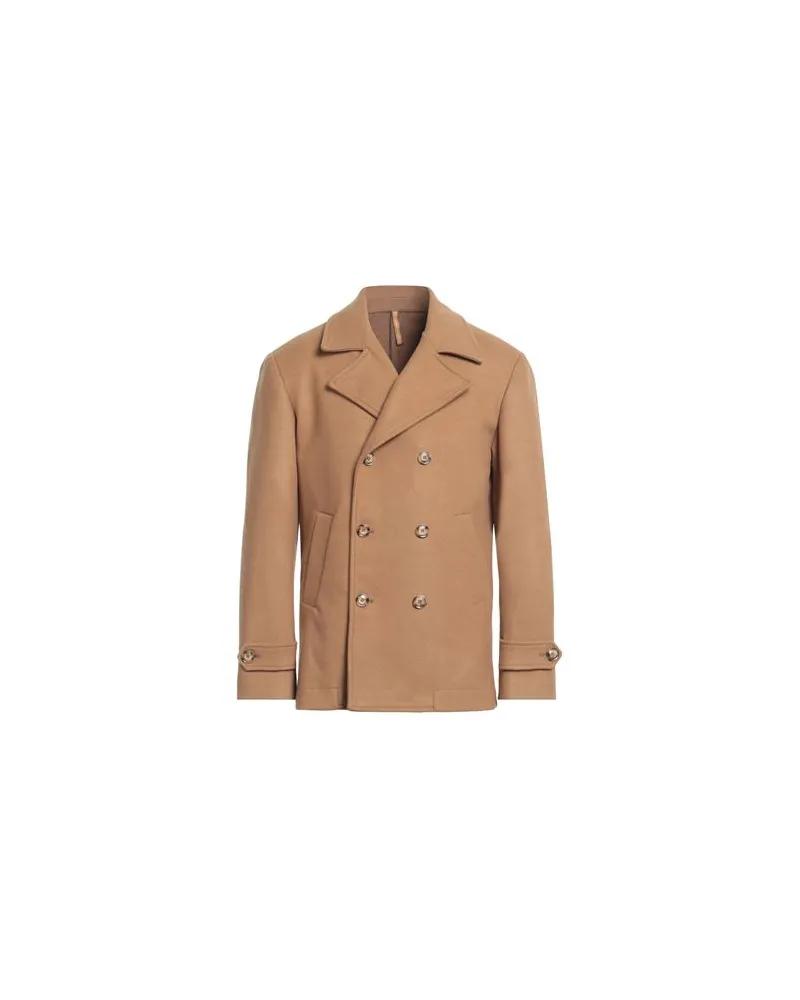 Roberto Pepe JACKEN & MÄNTEL - Mäntelauf YOOX.COM Schokobraun