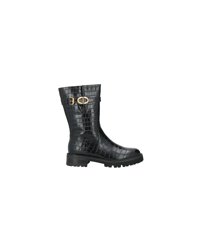 Twin-Set SCHUHE - Stiefelettenauf YOOX.COM Schwarz