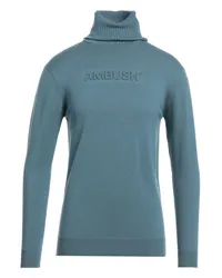 AMBUSH Rollkragenpullover Blaugrau