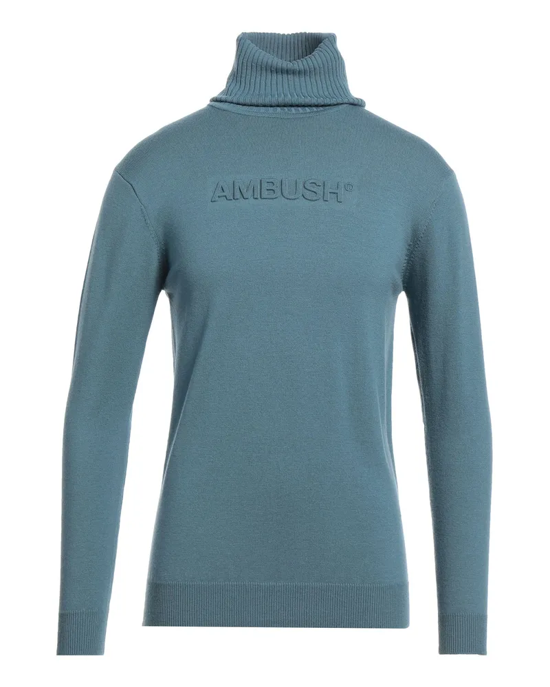 AMBUSH Rollkragenpullover Blaugrau