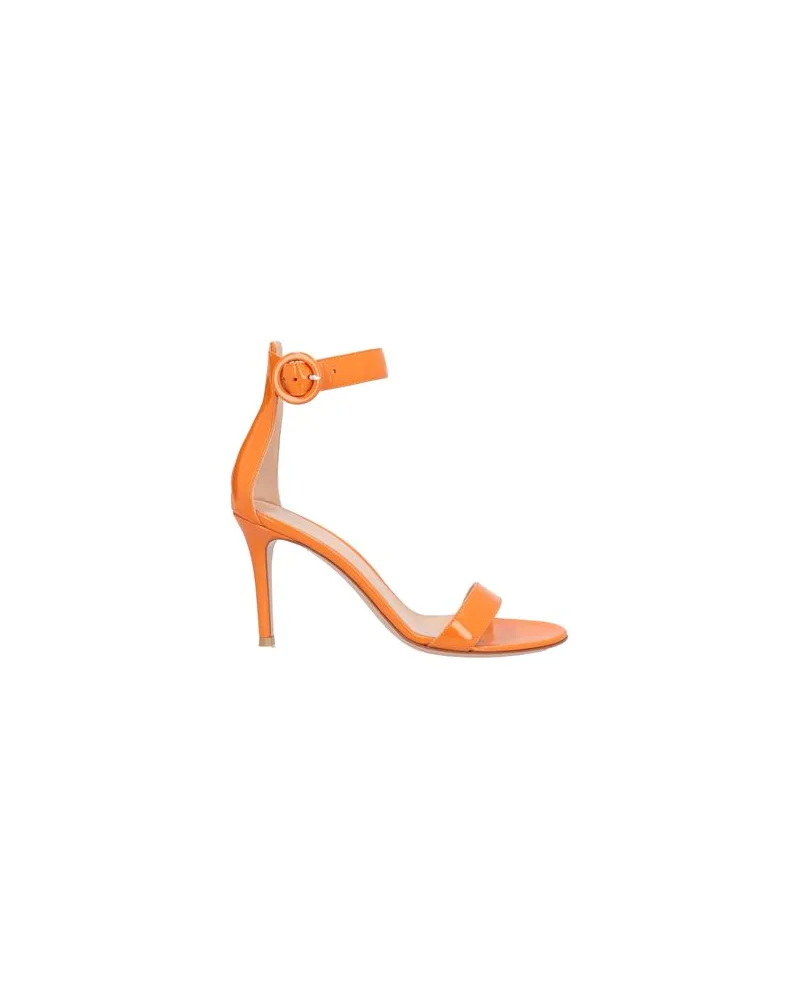 Gianvito Rossi SCHUHE - Sandalenauf YOOX.COM Orange
