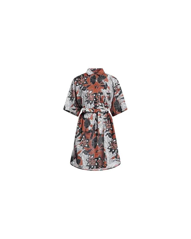 Maje KLEIDER - Midi-Kleiderauf YOOX.COM Braun