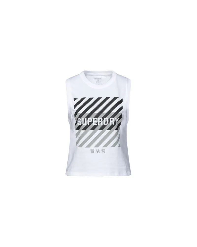 Superdry. TOPS - T-shirtsauf YOOX.COM Weiß