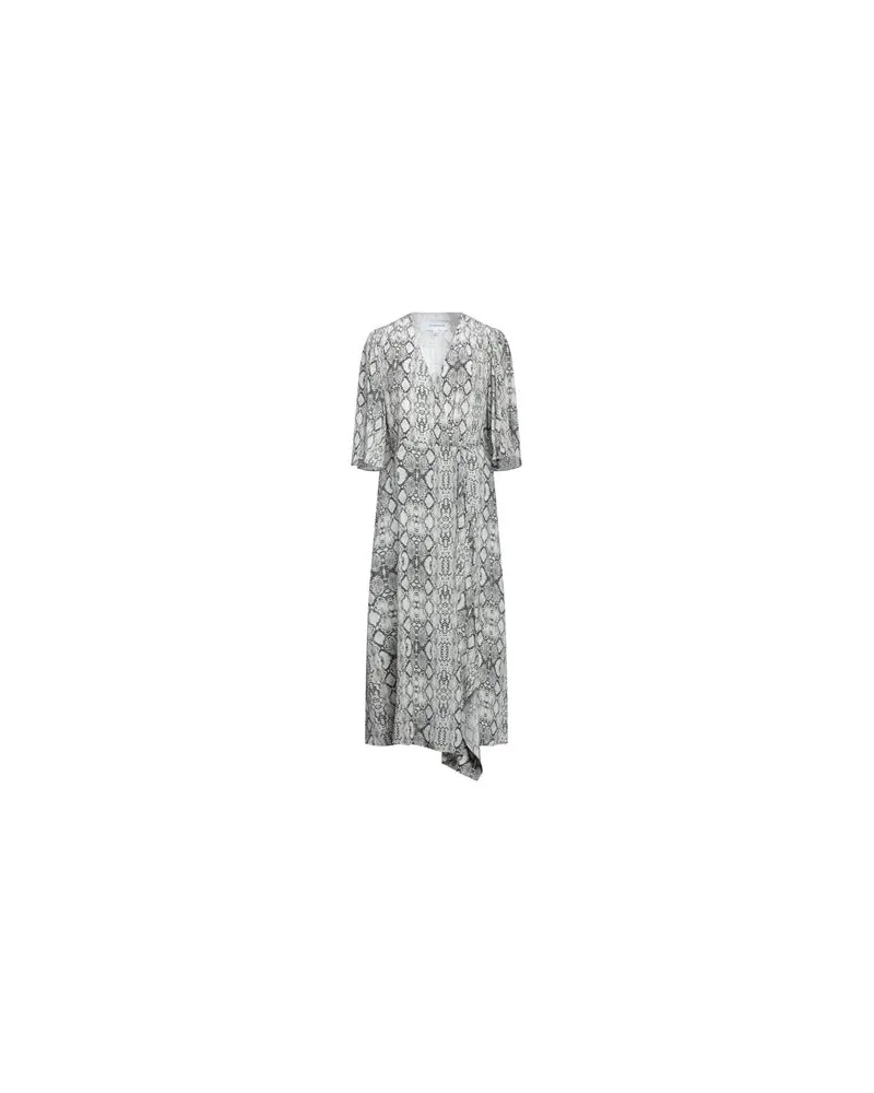 LES RÊVERIES KLEIDER - Midi-Kleiderauf YOOX.COM Beige