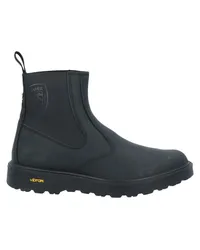 Blauer Stiefelette Schwarz