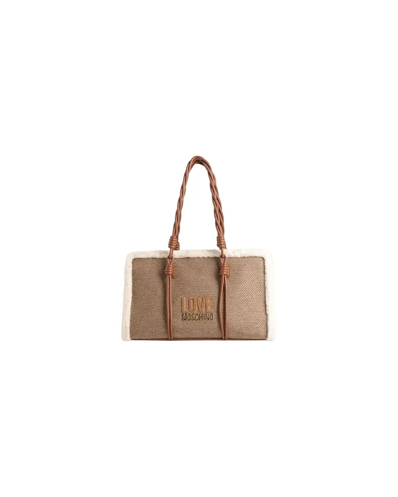 Moschino TASCHEN - Schultertaschenauf YOOX.COM Kamel
