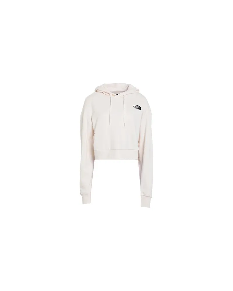 The North Face W TREND CROP HOODIE - EU  - TOPS - Sweatshirtsauf YOOX.COM Elfenbein