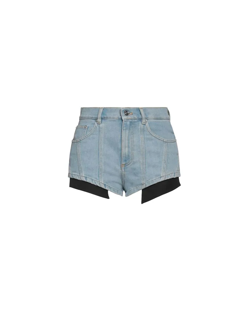 Thierry Mugler HOSEN & RÖCKE - Jeansshortsauf YOOX.COM Blau