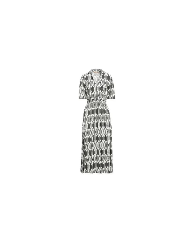 YES ZEE by Essenza KLEIDER - Maxi-Kleiderauf YOOX.COM Braungrau