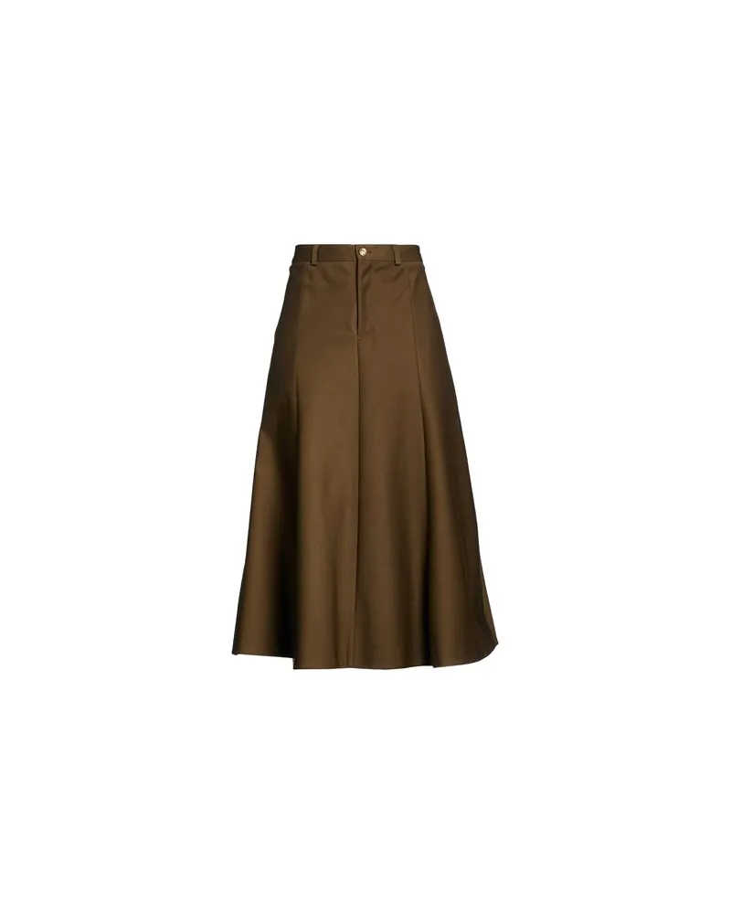 Celine HOSEN & RÖCKE - Midi-Röckeauf YOOX.COM Militärgrün