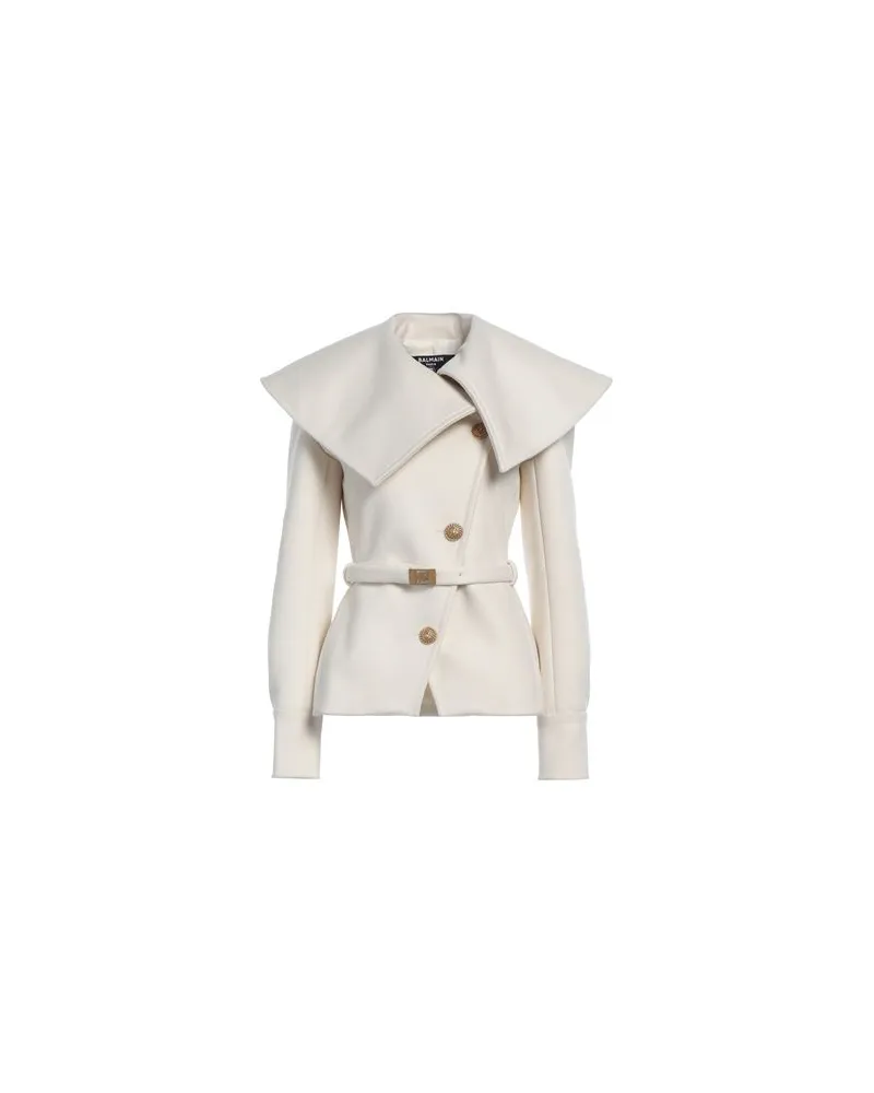 Balmain JACKEN & MÄNTEL - Mäntelauf YOOX.COM Elfenbein