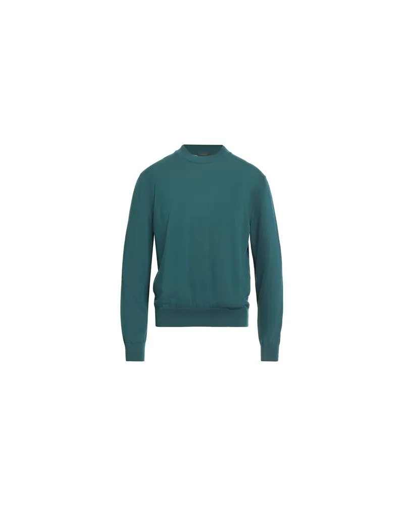 Zanone BY SLOWEAR - STRICKWAREN - Pulloverauf YOOX.COM Aquamarin