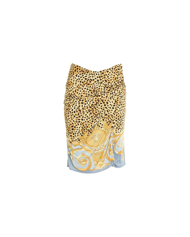 Versace HOSEN & RÖCKE - Miniröckeauf YOOX.COM Gelb