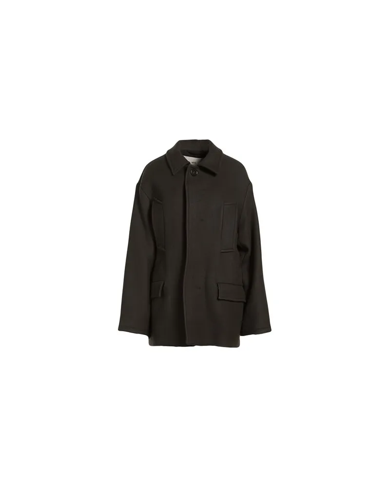 AMI Paris JACKEN & MÄNTEL - Mäntelauf YOOX.COM Braungrau