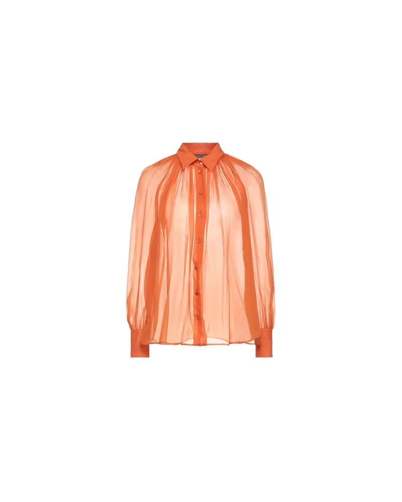 Alberta Ferretti TOPS - Hemdenauf YOOX.COM Orange