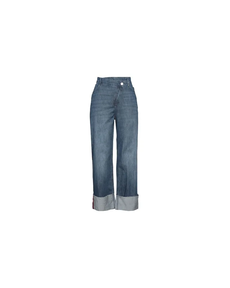 Alessia Santi DENIM - HOSEN & RÖCKE - Jeanshosenauf YOOX.COM Blau