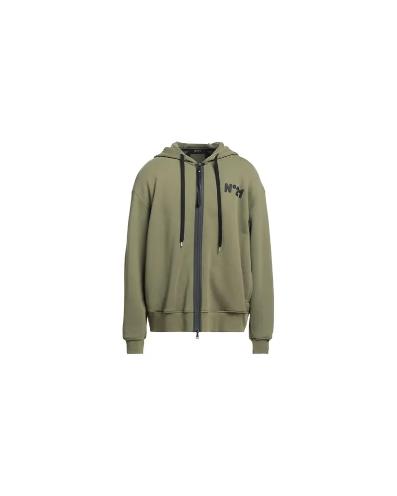 N° 21 TOPS - Sweatshirtsauf YOOX.COM Militärgrün
