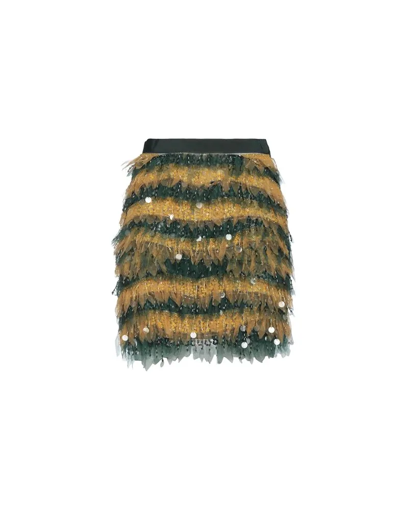 Elisabetta Franchi HOSEN & RÖCKE - Miniröckeauf YOOX.COM Dunkelgrün