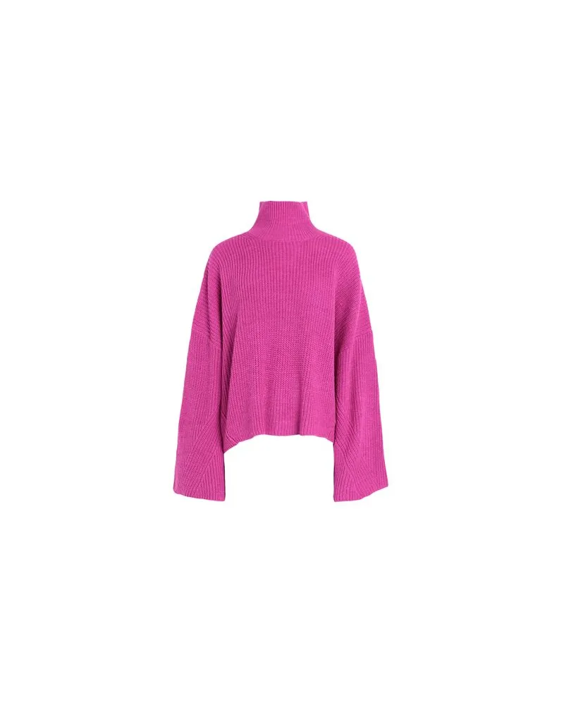 Topshop STRICKWAREN - Rollkragenpulloverauf YOOX.COM Fuchsia