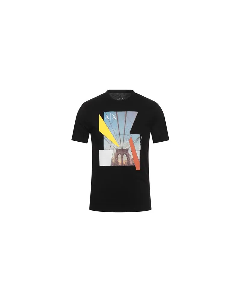 Armani Exchange TOPS - T-shirtsauf YOOX.COM Schwarz