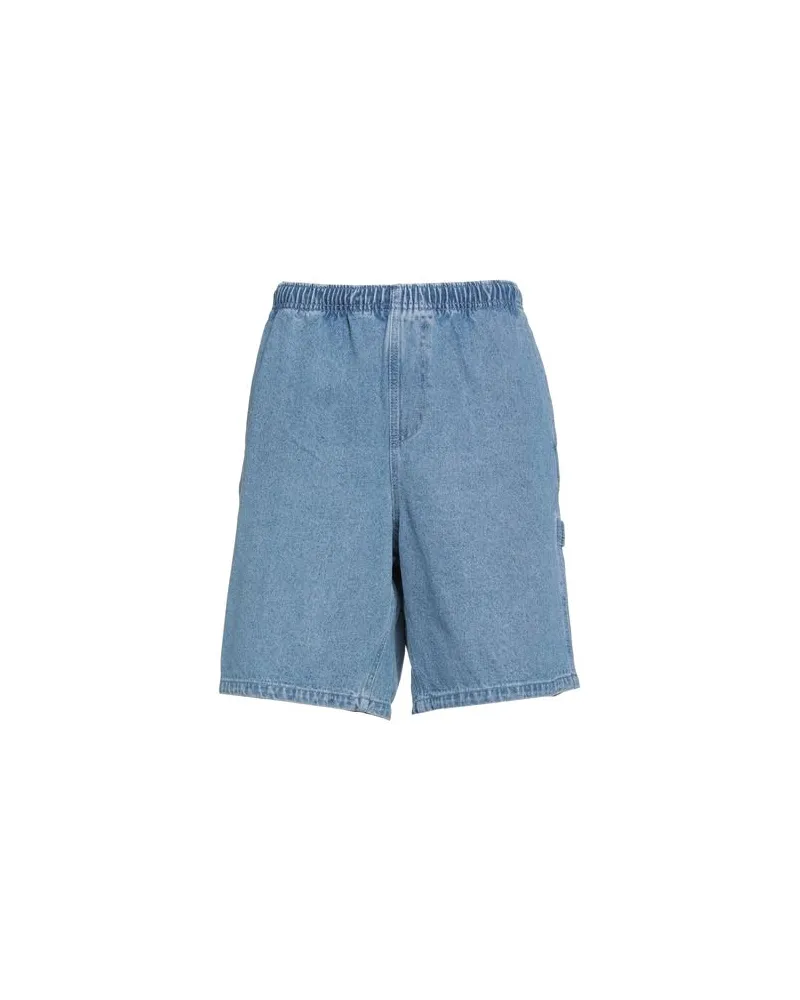 Obey HOSEN & RÖCKE - Jeansshortsauf YOOX.COM Blau