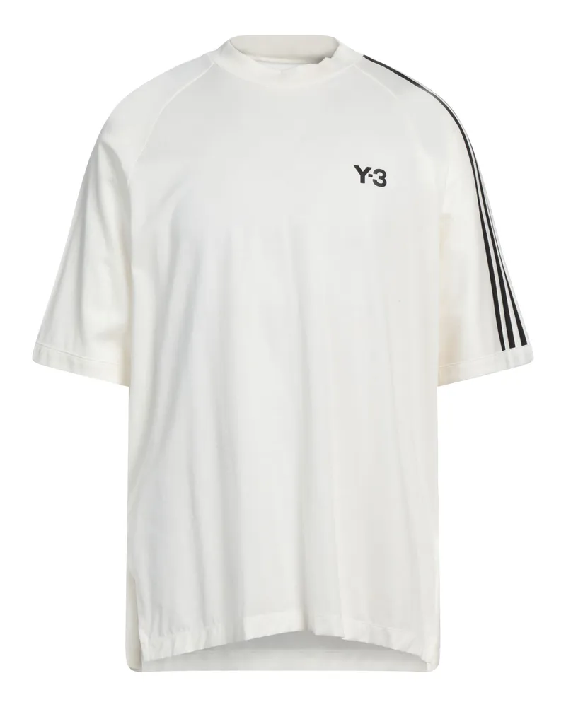 Y-3 T-shirts Elfenbein