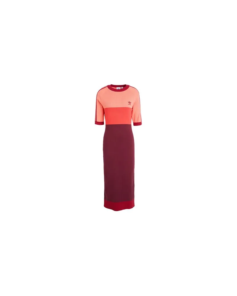 adidas KSENIA DRESS  - KLEIDER - Midi-Kleiderauf YOOX.COM Koralle