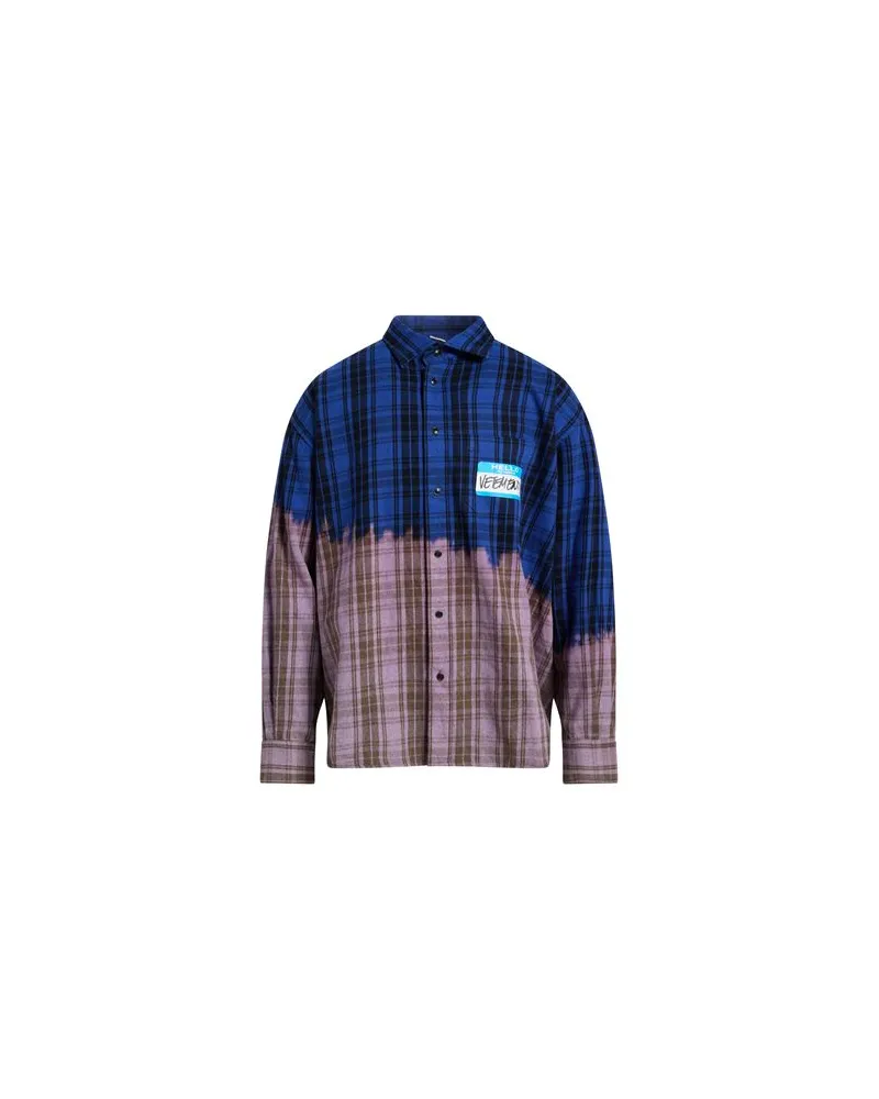 VETEMENTS TOPS - Hemdenauf YOOX.COM Blau