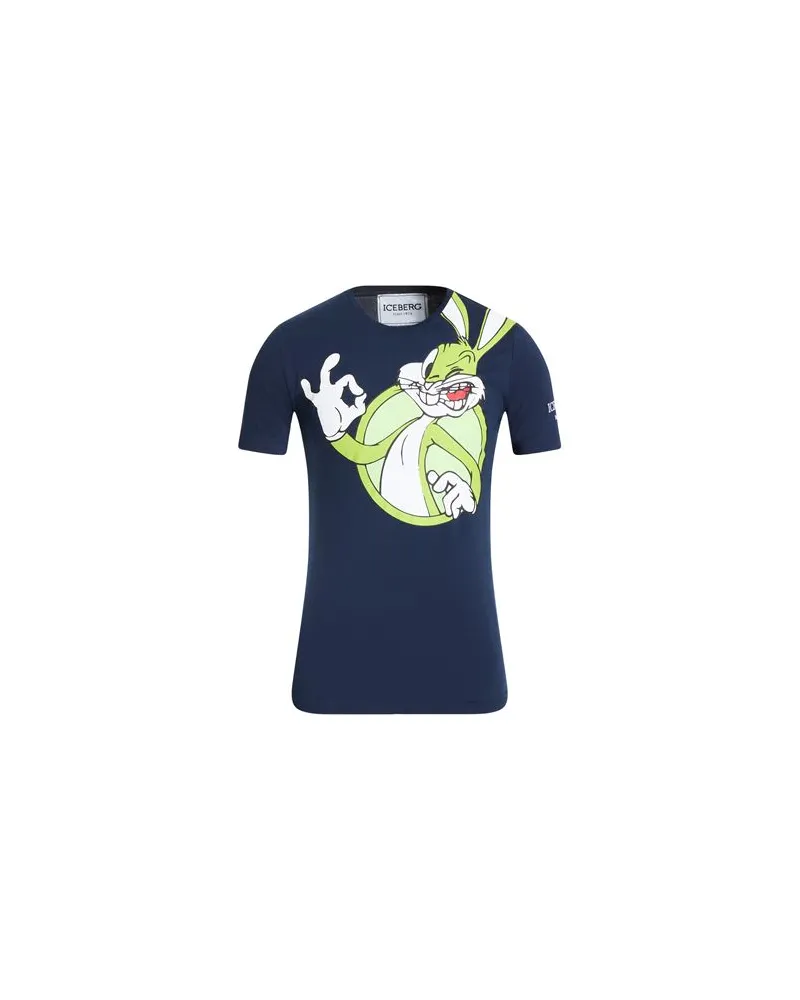Iceberg TOPS - T-shirtsauf YOOX.COM Marineblau