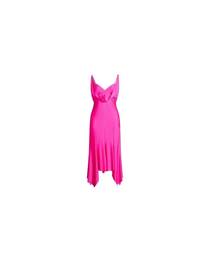 Philosophy Di Lorenzo Serafini KLEIDER - Midi-Kleiderauf YOOX.COM Fuchsia