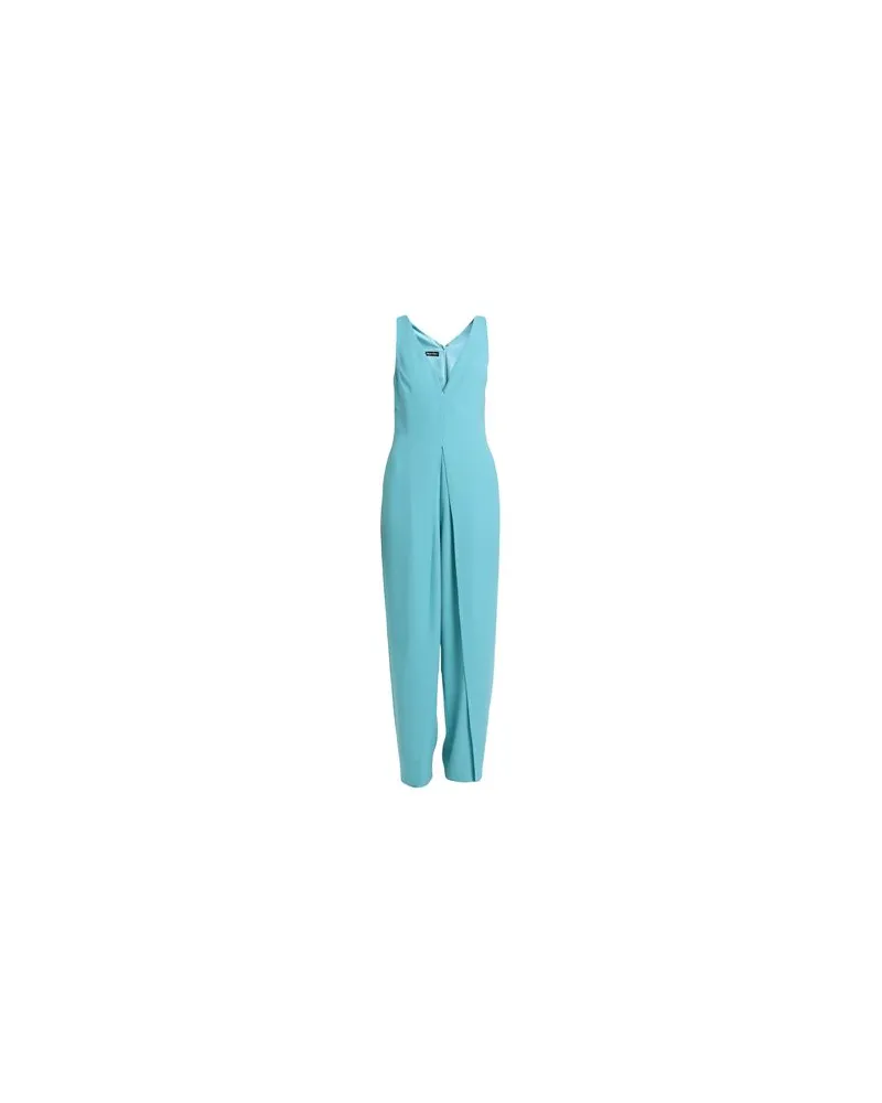 Emporio Armani OVERALLS - Jumpsuitsauf YOOX.COM Himmelblau