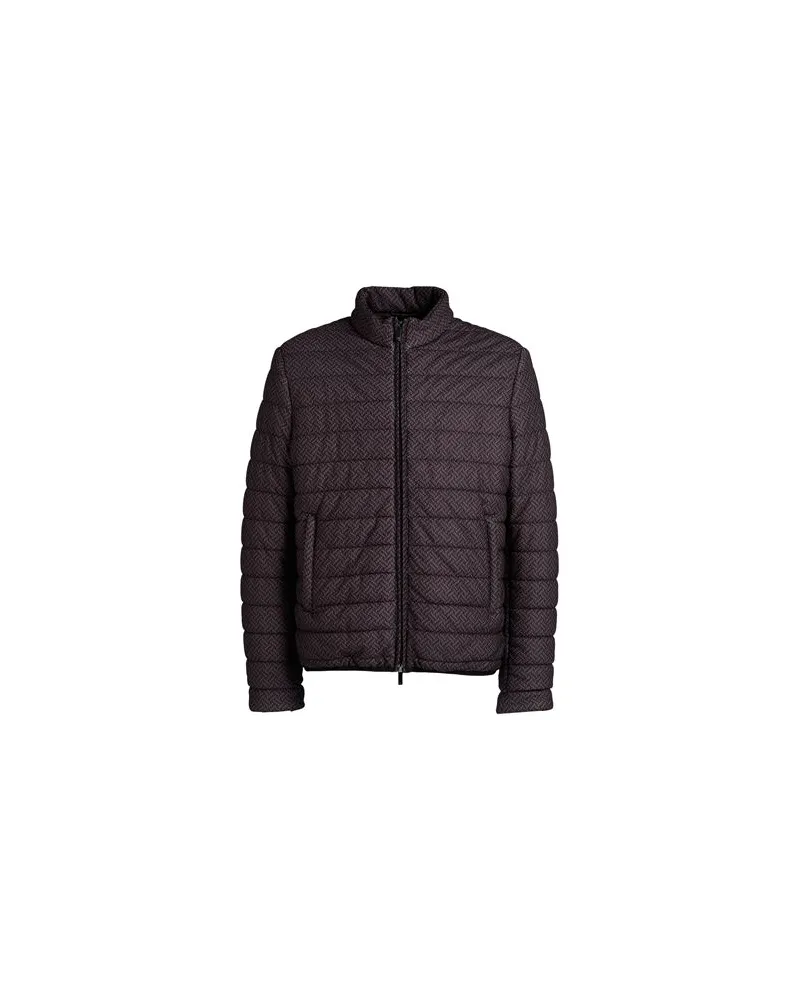 Emporio Armani JACKEN & MÄNTEL - Pufferjacken & Daunenjackenauf YOOX.COM Dunkelbraun