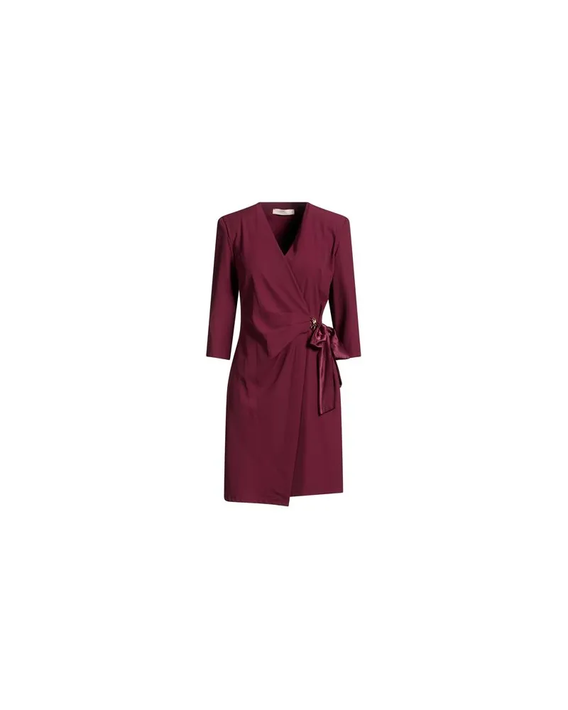 Rinascimento KLEIDER - Mini-Kleiderauf YOOX.COM Bordeaux