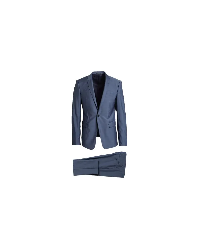 Emporio Armani DAVID LINE - ANZÜGE und CO-ORDS - Anzügeauf YOOX.COM Taubenblau