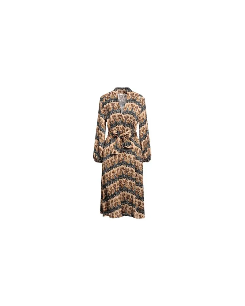 SIYU KLEIDER - Midi-Kleiderauf YOOX.COM Beige