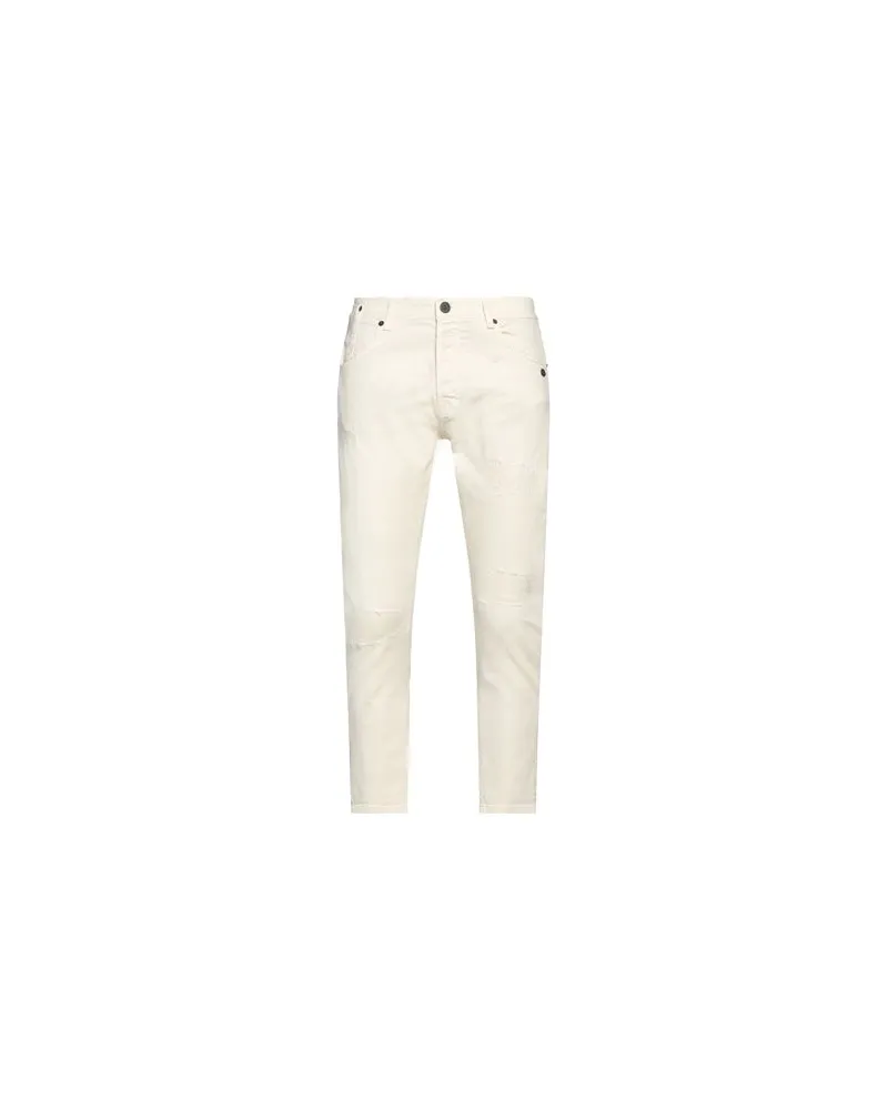 BERNA HOSEN & RÖCKE - Jeanshosenauf YOOX.COM Cremeweiß